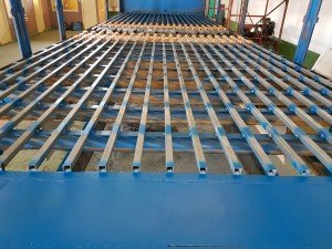 Fabricacion piso movil container